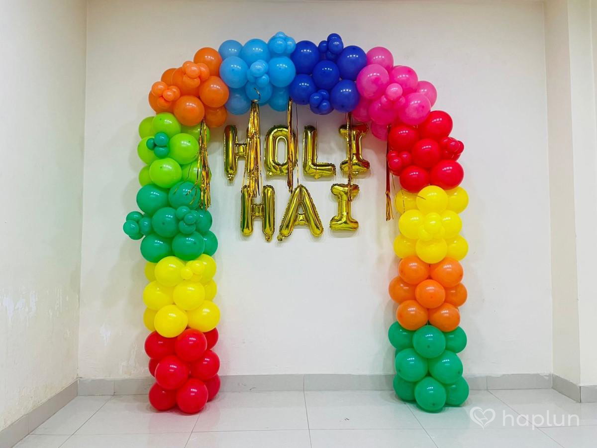 Celebrate Holi With Multicolor Balloons