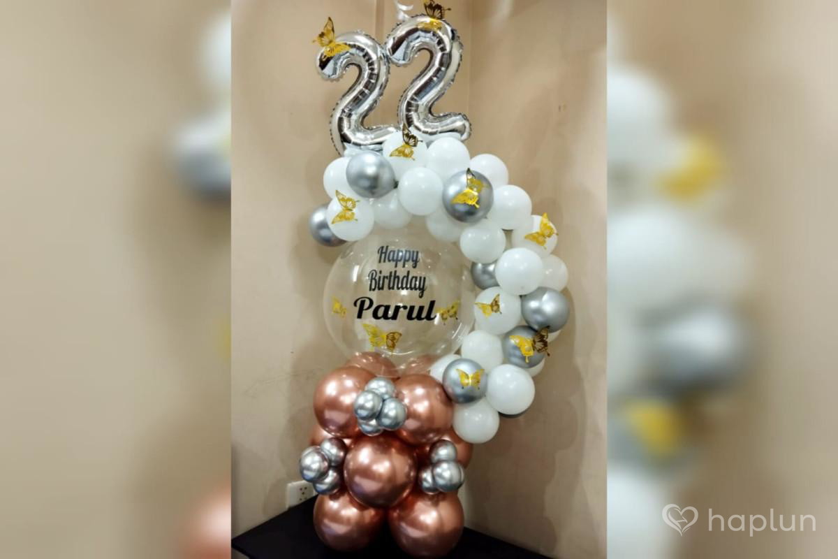 Balloon Marquee With Name