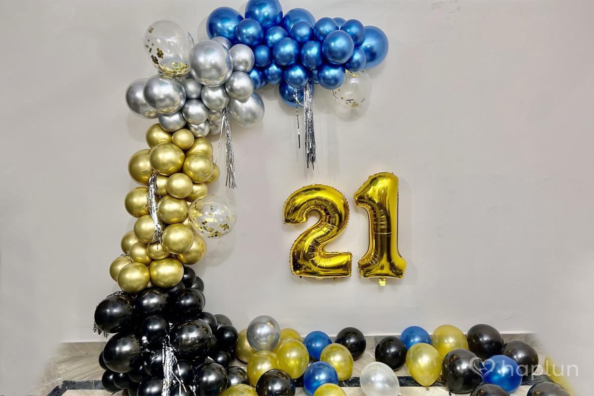 Decent Blue Birthday Decoration
