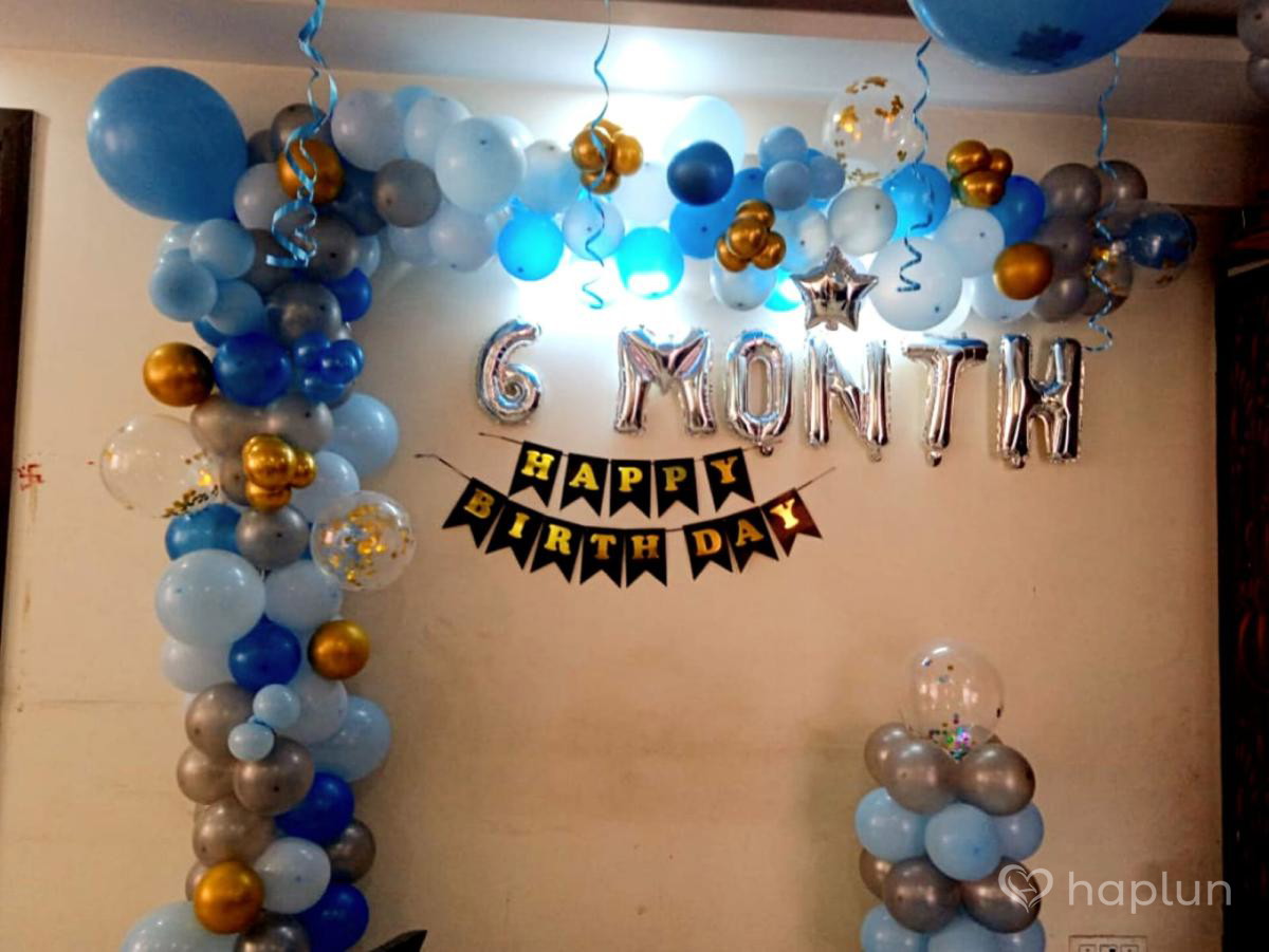 6 Month Party Decoration