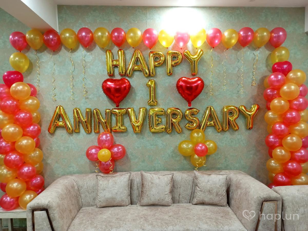 Balloon Anniversary Surprise Decoration