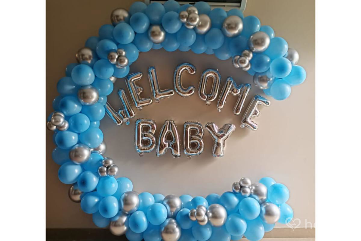Blue Baby Welcome Theme Decor