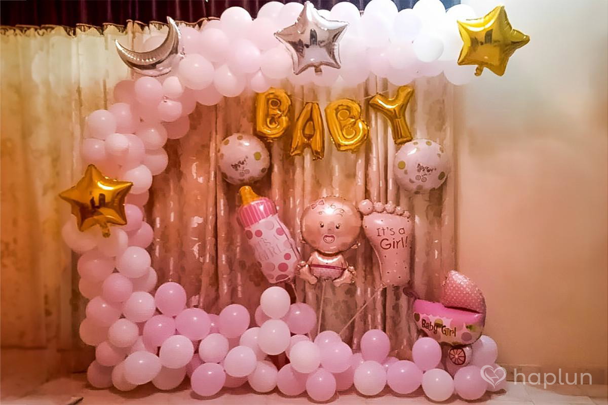 Surprise Baby Girl Welcome Decor