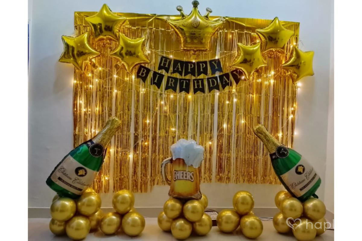 chrome Balloon decoration