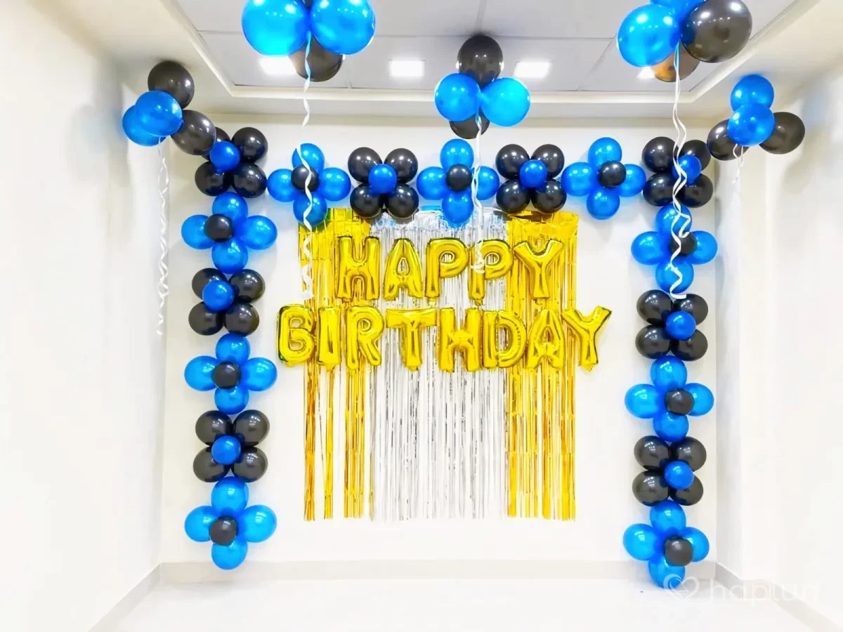 Flower Balloon Decor For Birthday