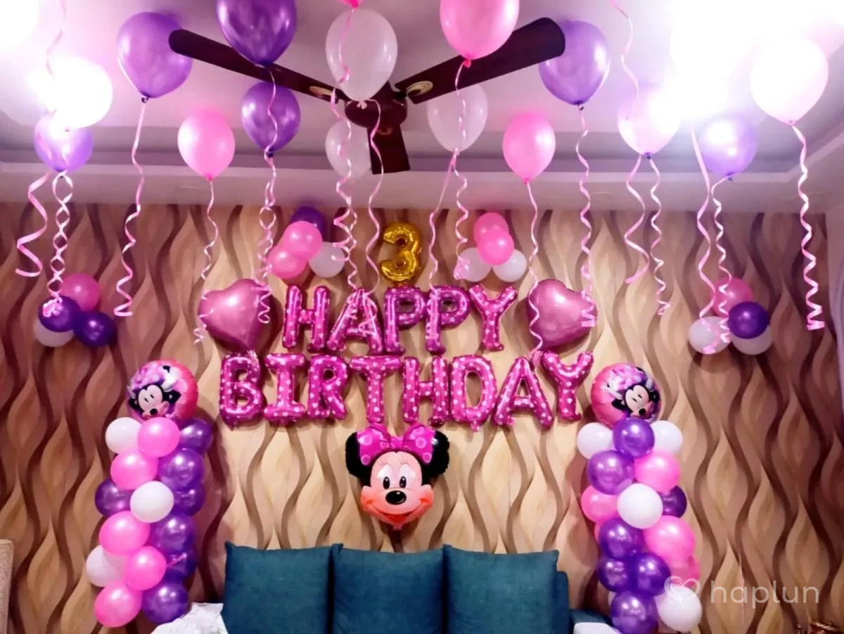Minnie Mouse Pink Theme Decoration