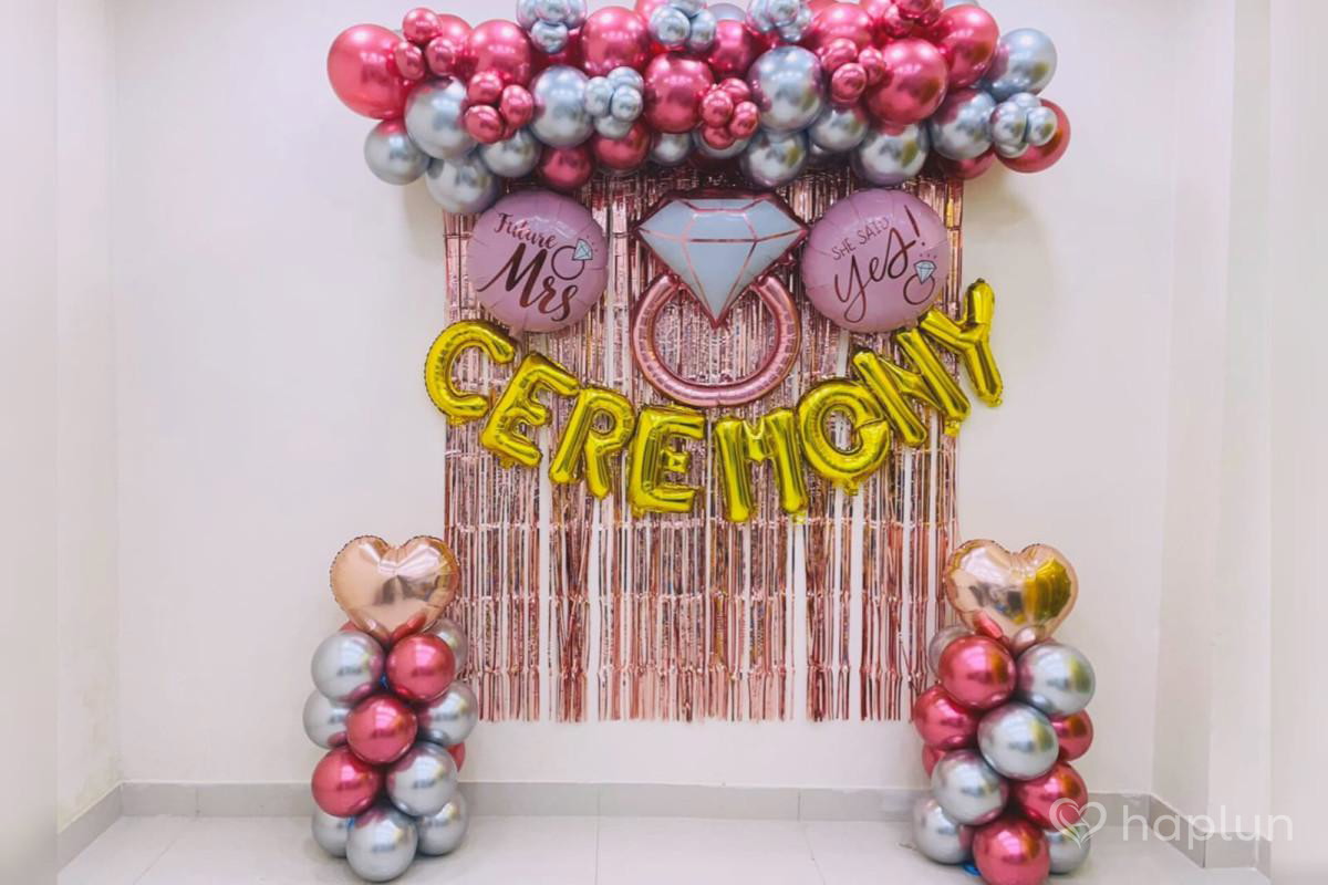 Ring Ceremony Surprise Decor