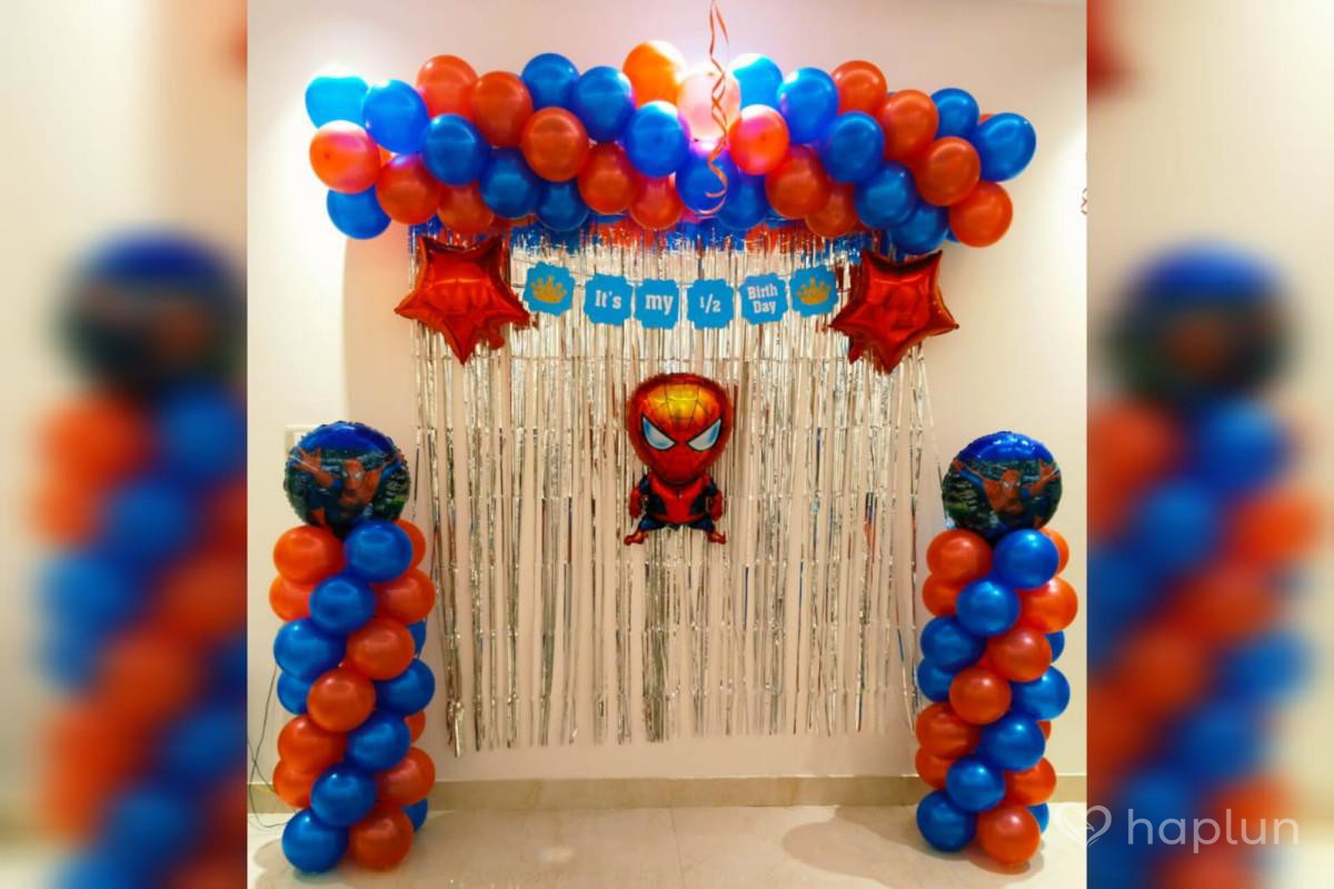 Spiderman Theme For 6 Month Birthday
