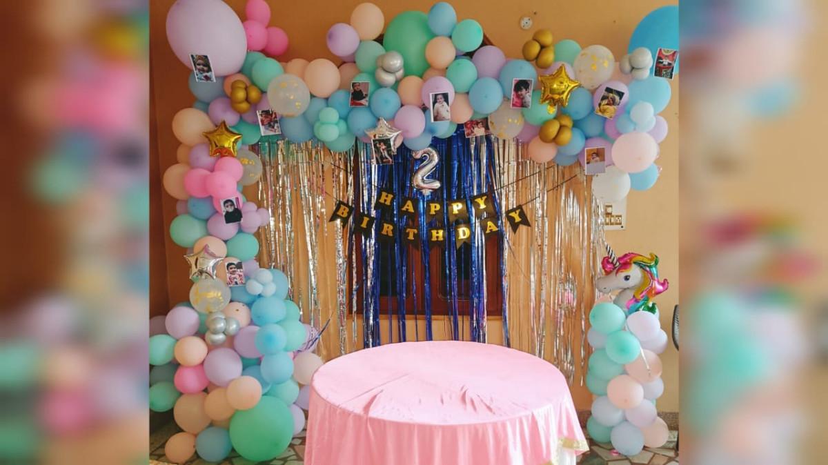 Unicorn Theme Birthday Backdrop