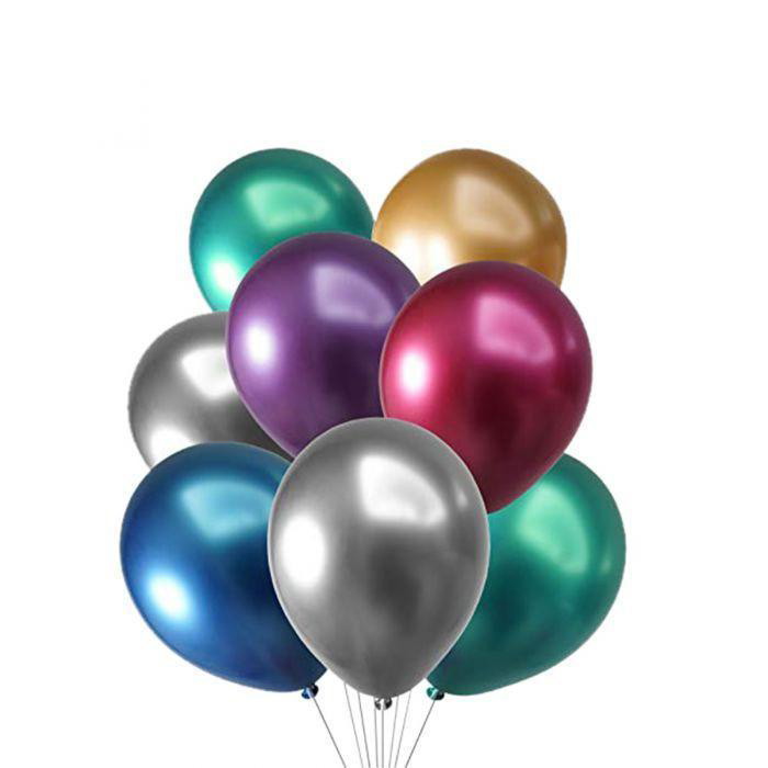 50 Chrome Balloons