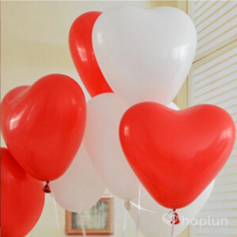 Add 50 Heart Shaped Balloons