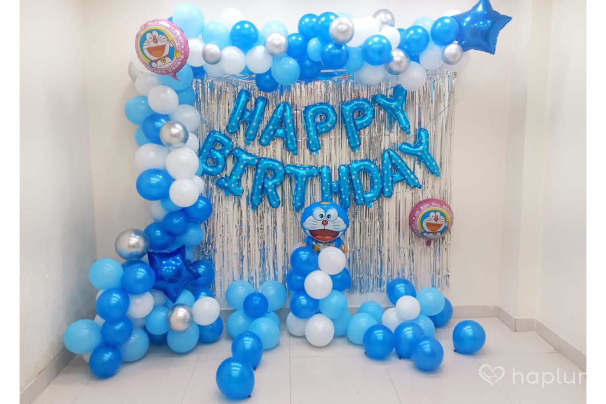 Doraemon Theme Birthday Decoration
