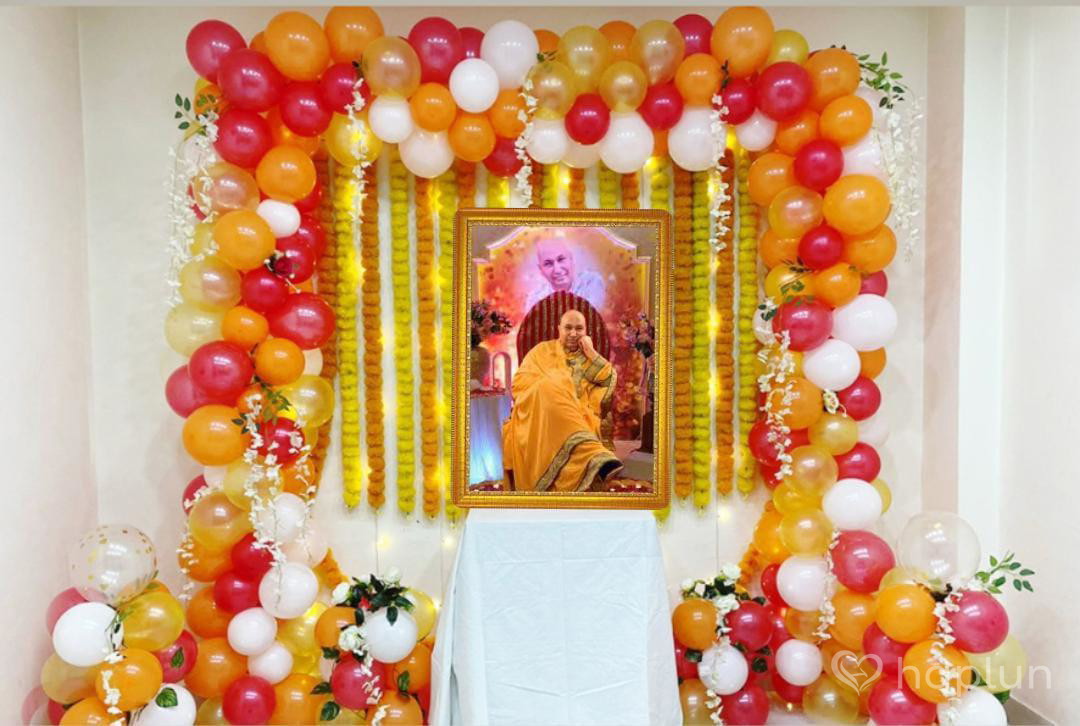 Guru ji Birthday Flower decor