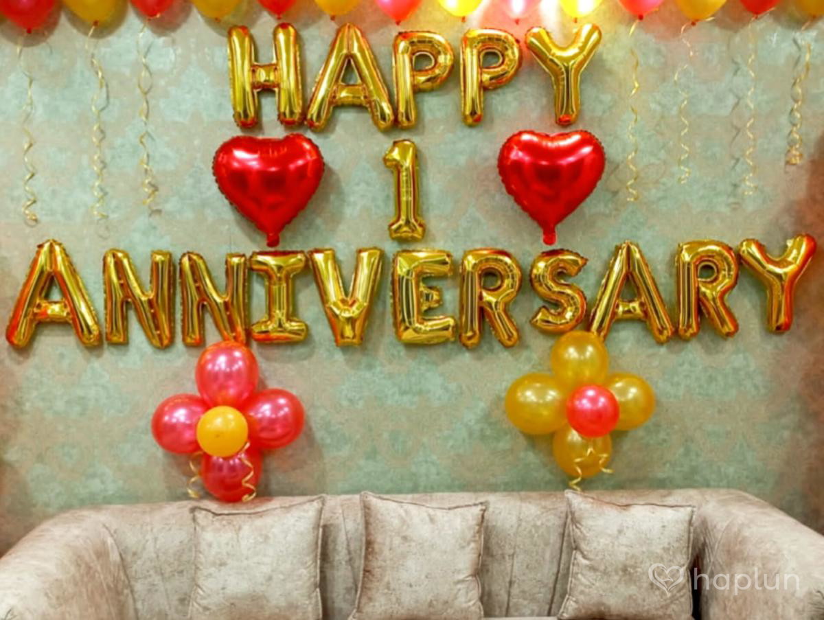 1st Anniversary Surprise Decoration