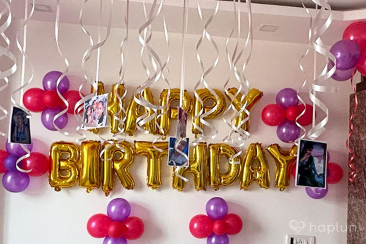 Birthday Surprise Photos Decor