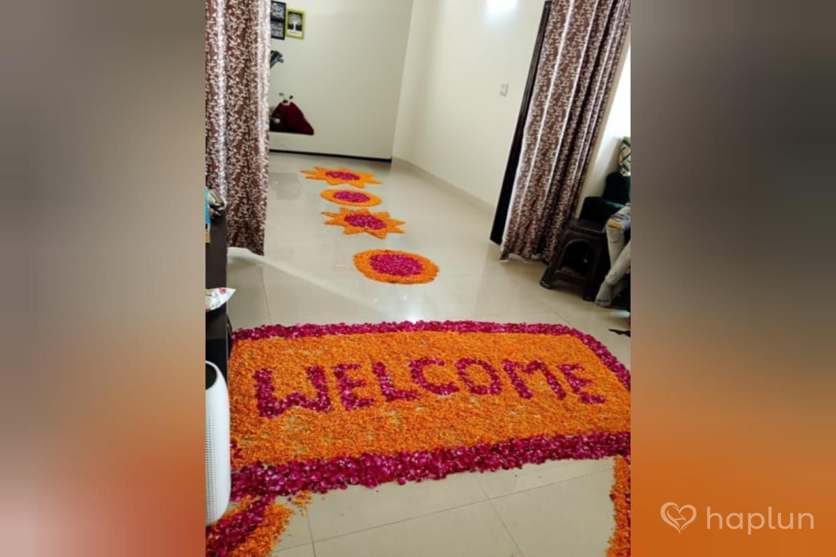 Flower Decoration For Baby Welcome