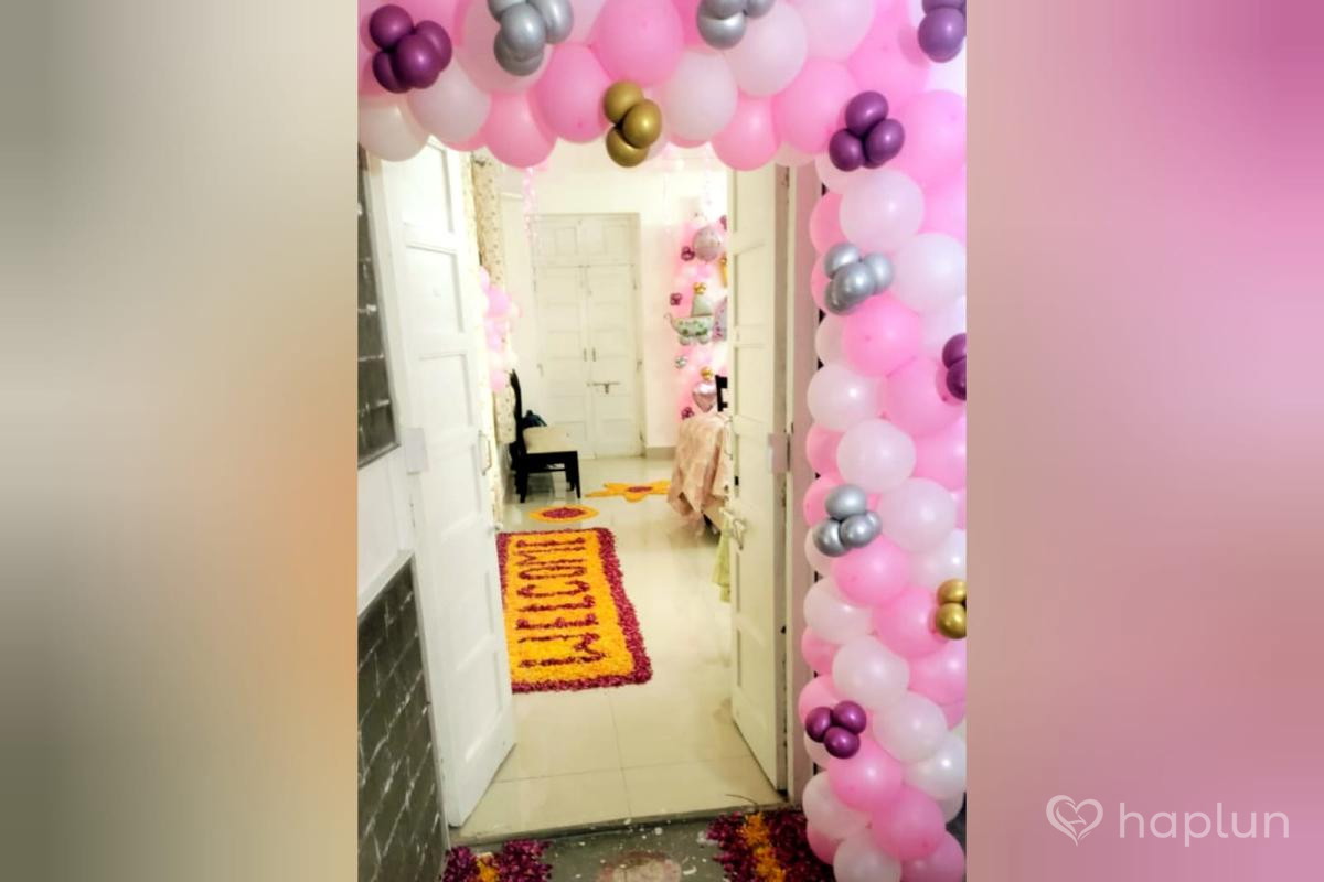 Flower Decoration For Baby Welcome