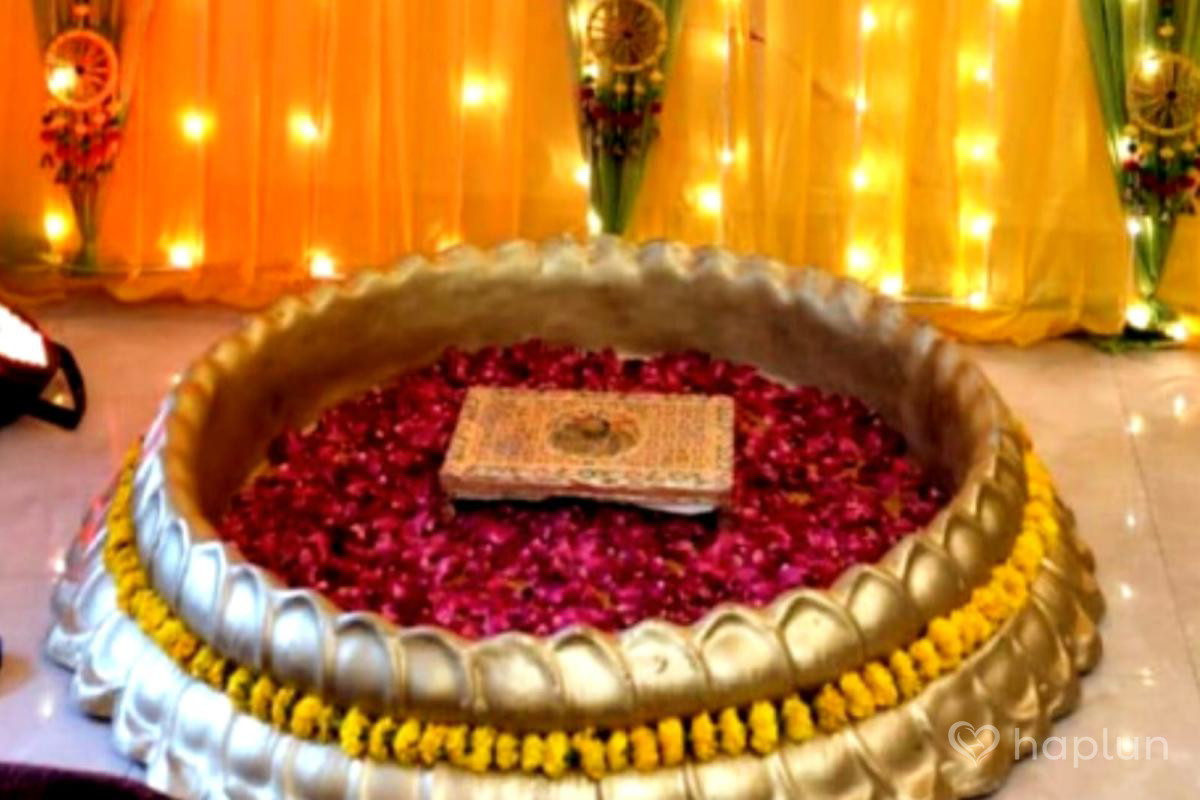 Haldi Decoration Backdrop