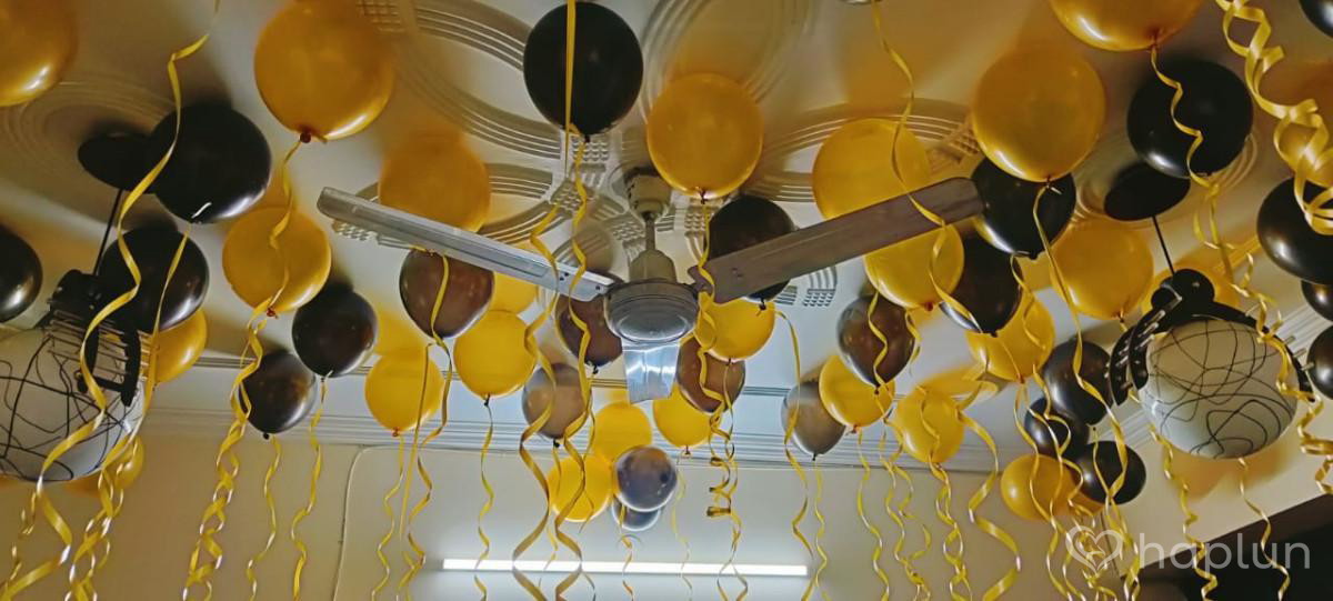 Simple New year decoration at home