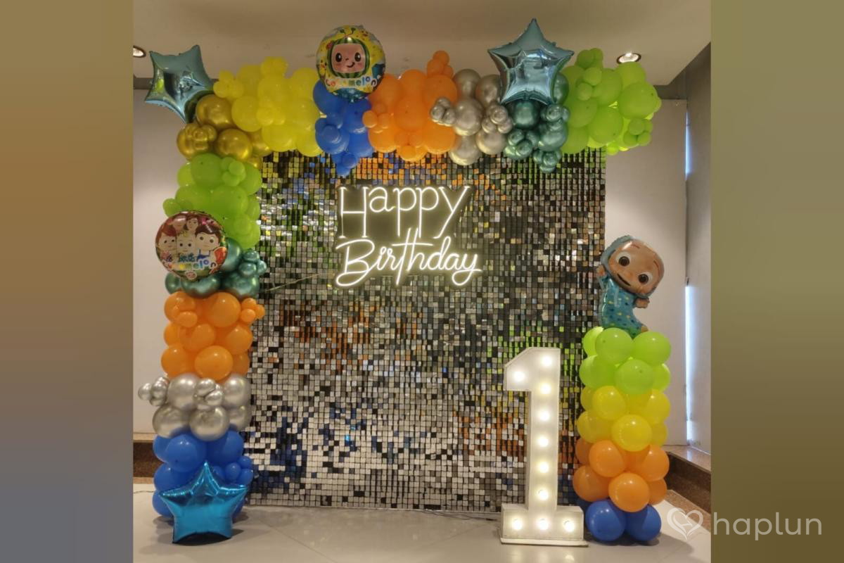 Colorful Cocomelon Sequin Decor
