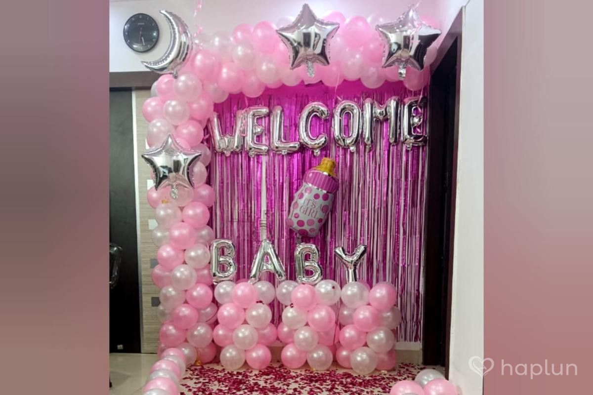 Baby Girl Welcome Decoration