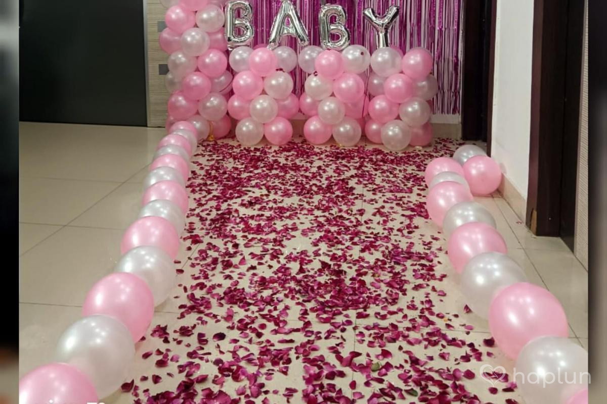 welcome baby decoration at home