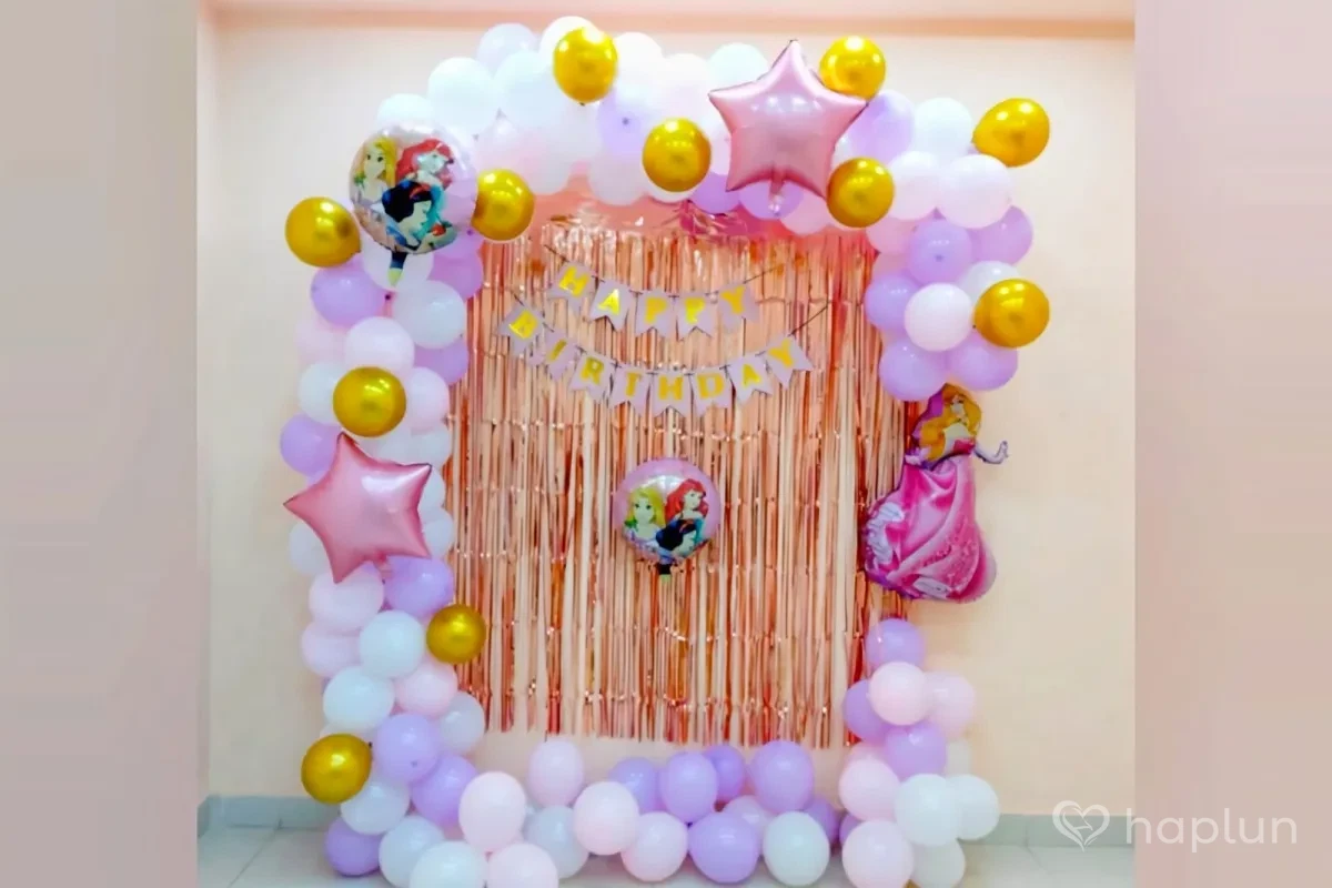 Princess Theme Balloon Decoration