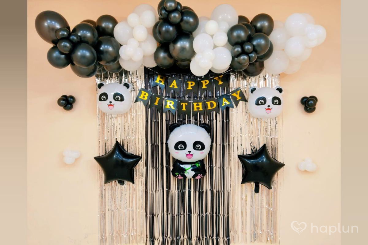 Black & White Panda Decoration
