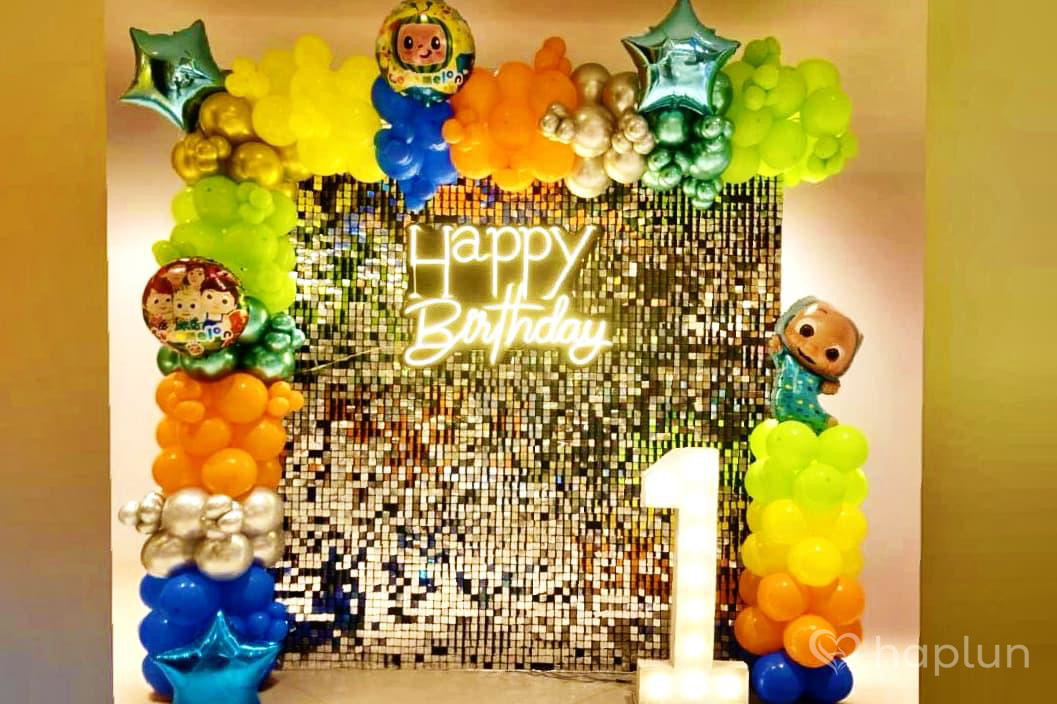 Colorful Cocomelon Sequin Decor
