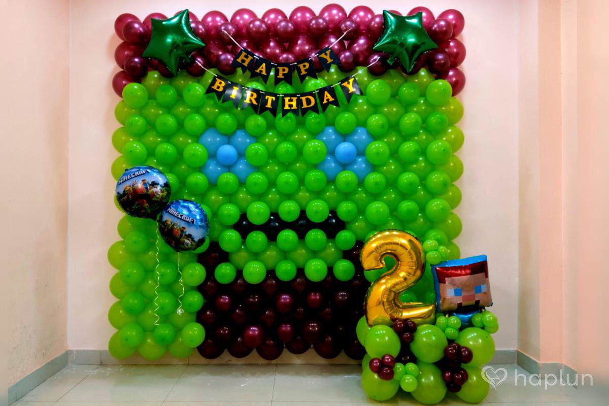 Minecraft Theme kids Decoration