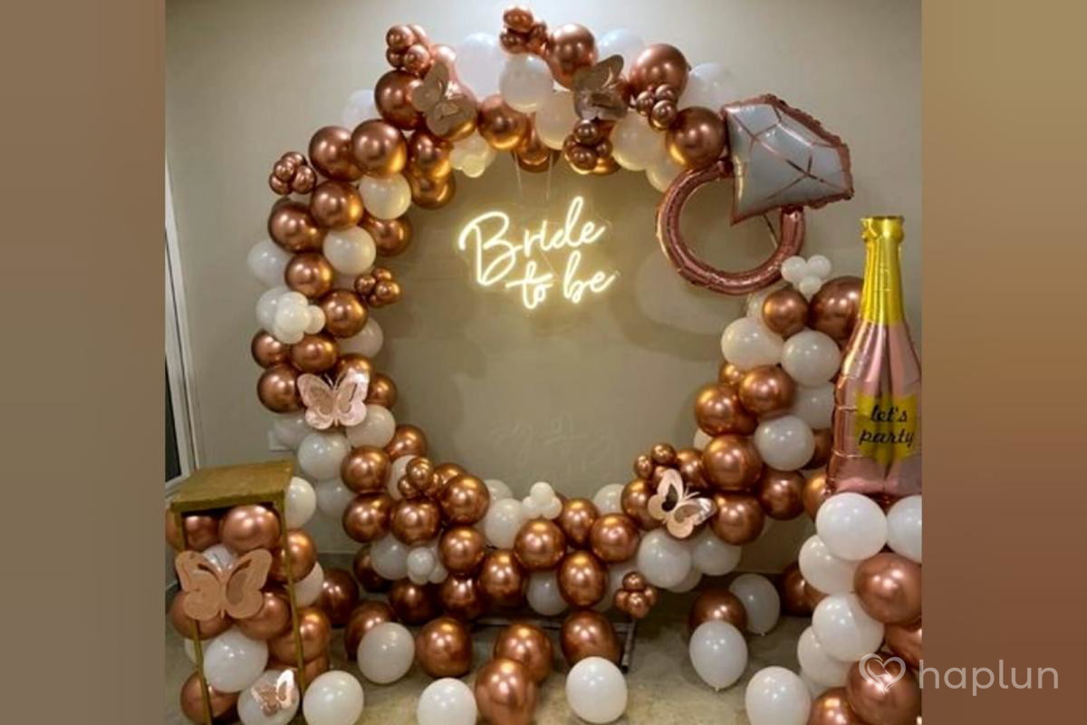 Rosegold Bachelorette Party Decor