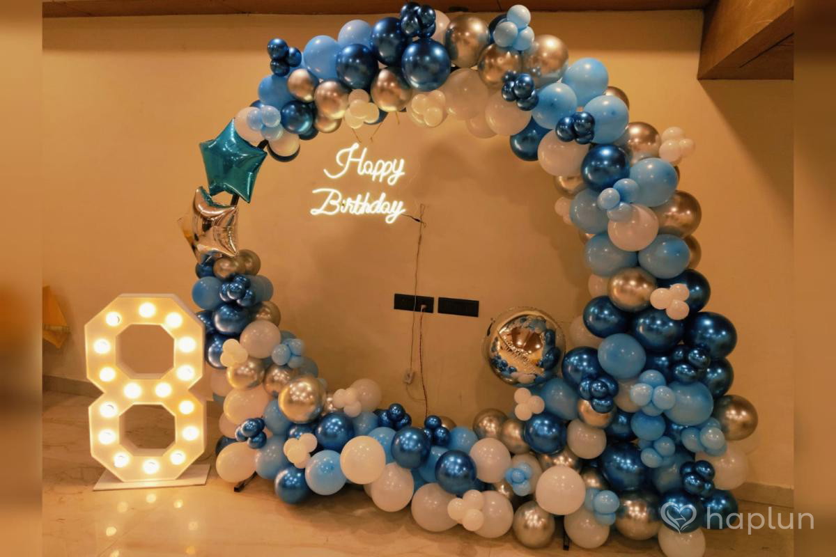 8th Birthday Balloon Party Decoration