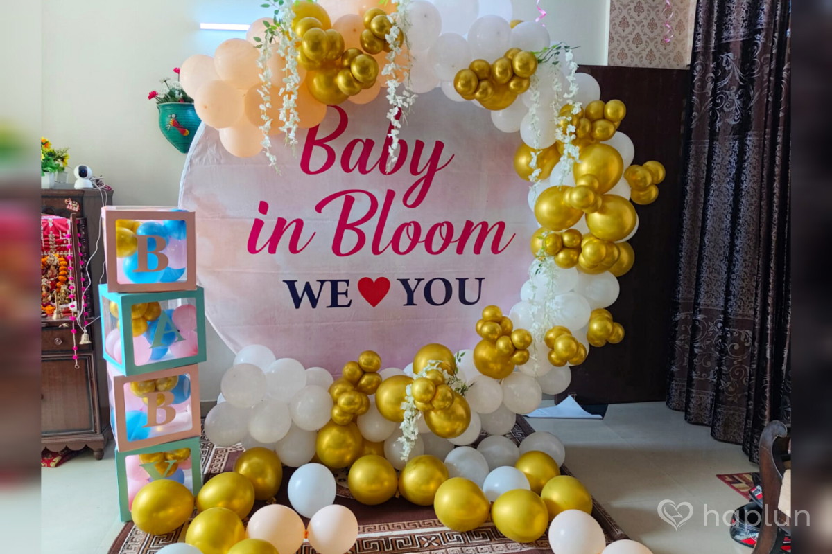 Baby in Bloom Baby Shower Decoration