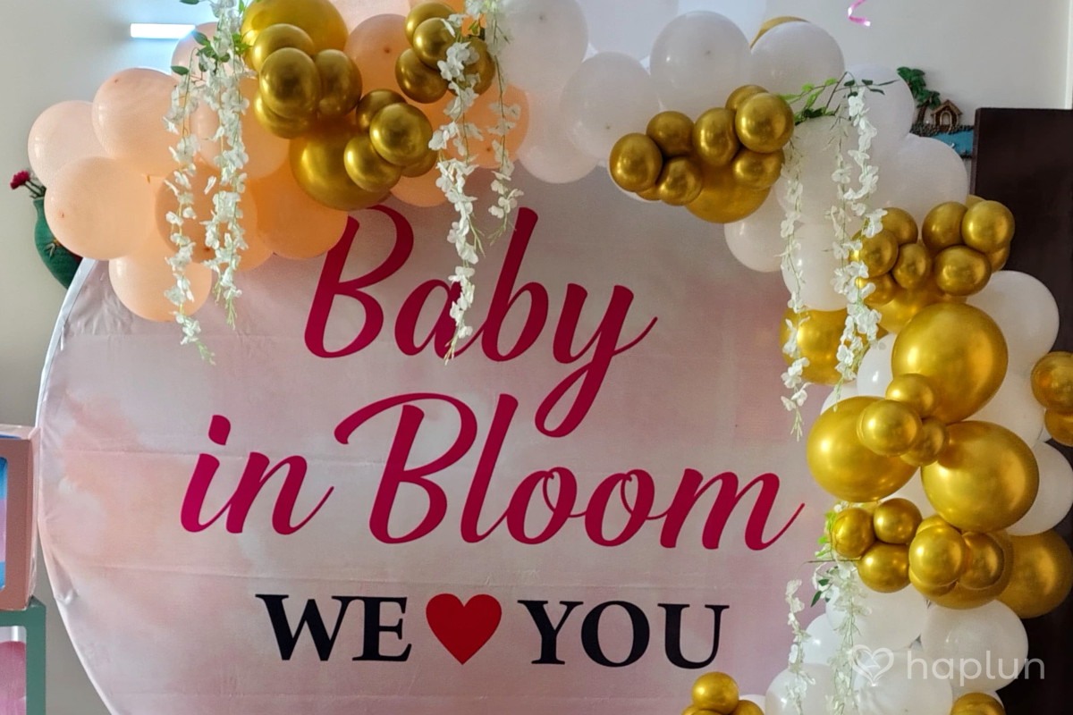 Baby Shower Boom Decoration