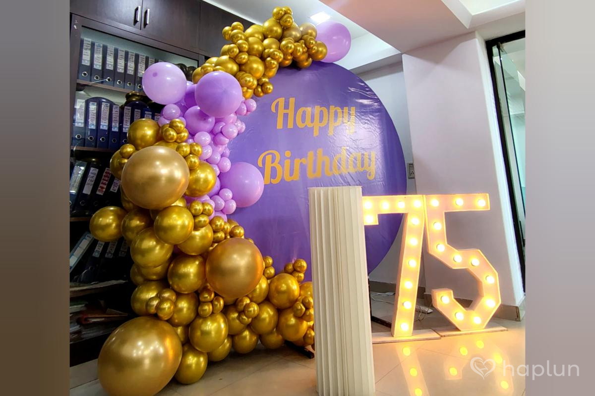 Seventy-Five Years Young Decor