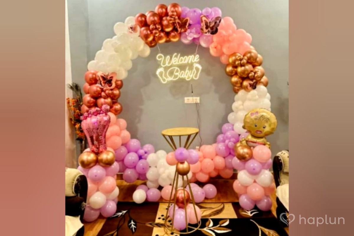 Simple Baby Welcome Ring Decoration