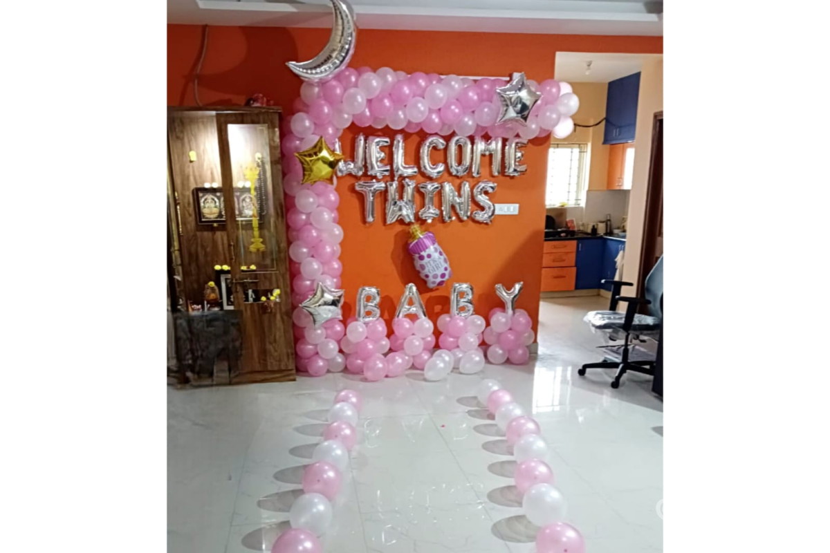 Twin Stars Welcome Decoration
