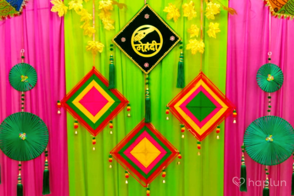 Bridal Mehendi setup
