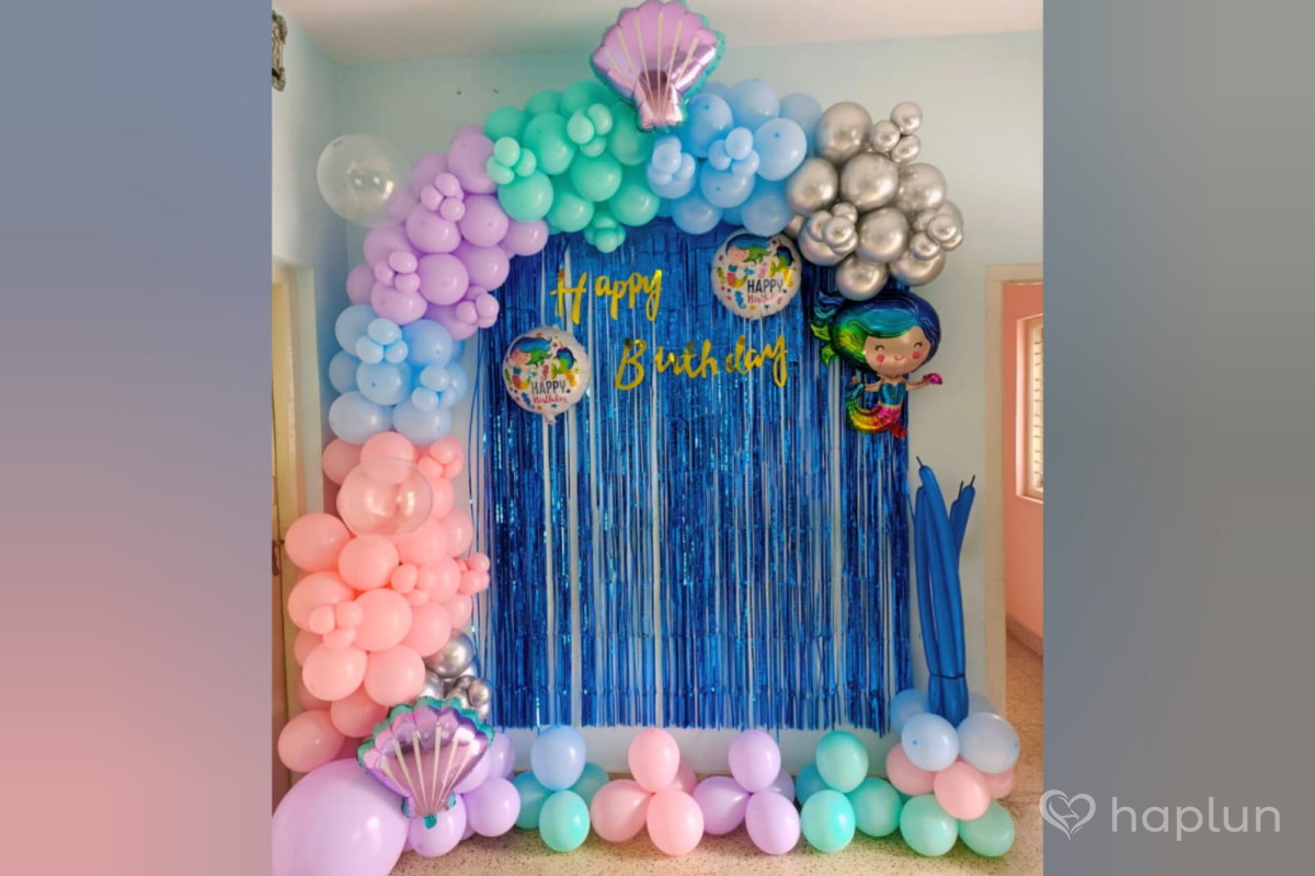 Mermaid Theme Birthday Decoration