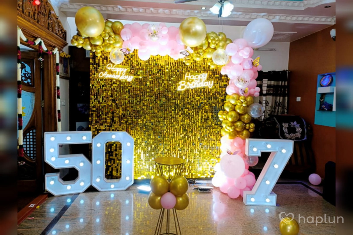 Shimmer and Shine Balloon Decor