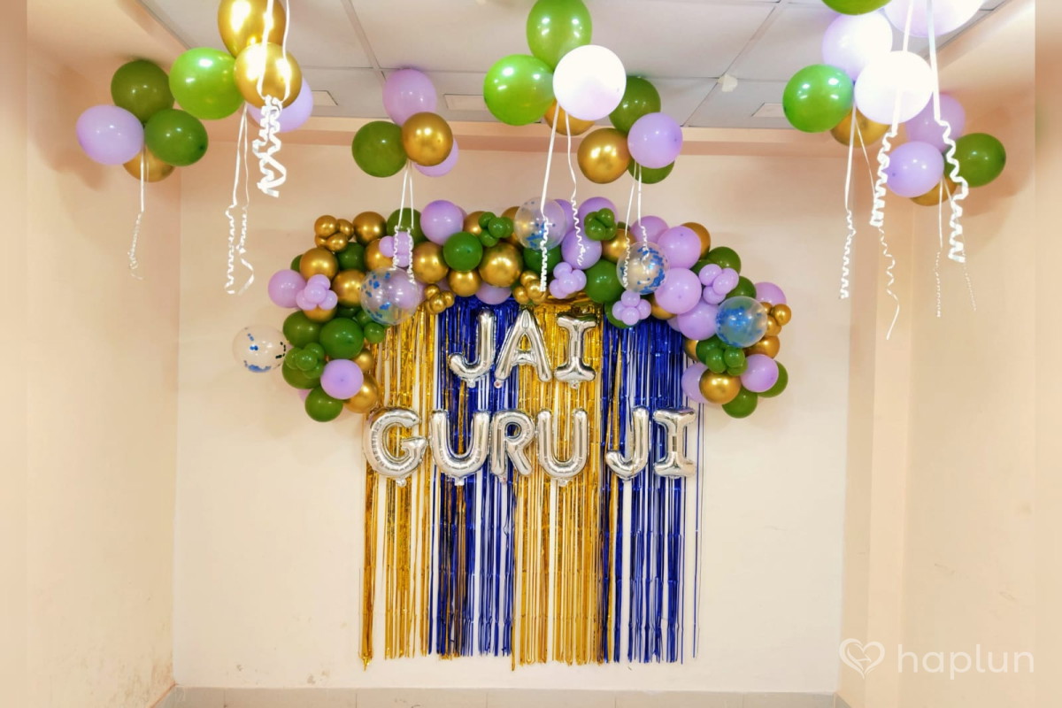 Guru ji Birthday Bliss Decoration
