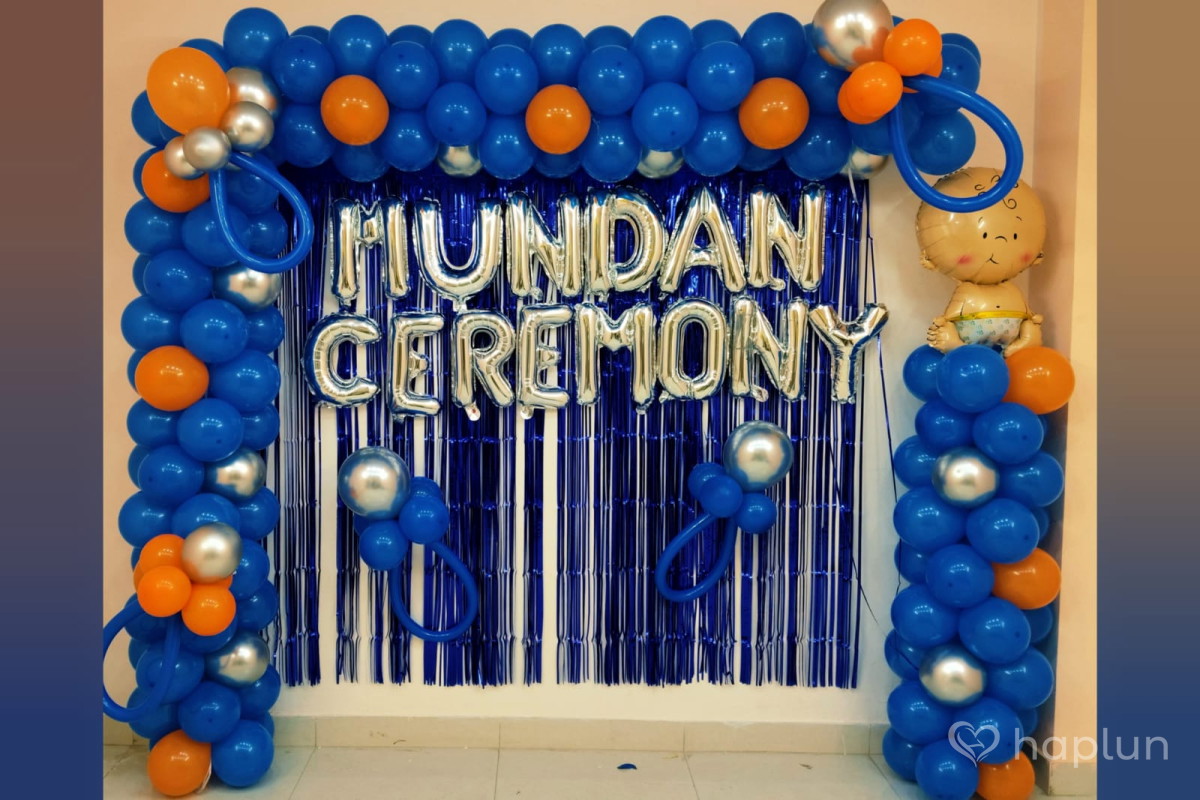 Mundan Balloon Decoration