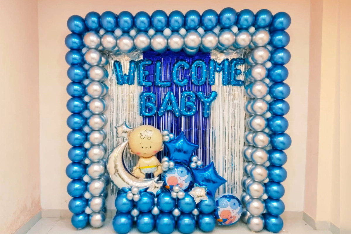 New Born Baby Boy Welcome Decor