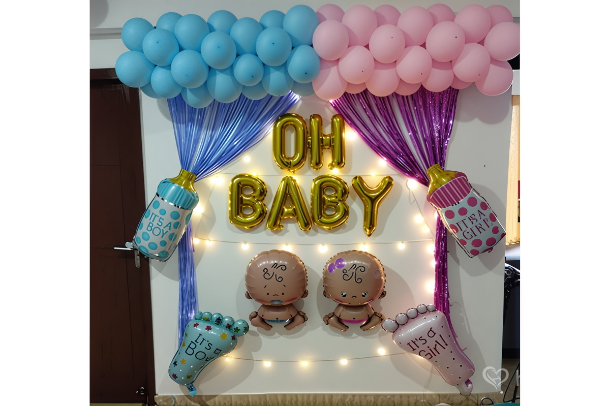 Oh Baby - Baby Shower Setup