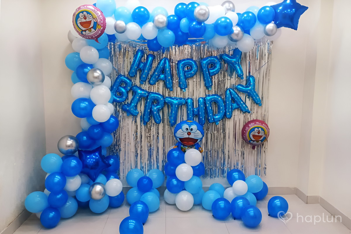 Doraemon Theme Birthday Decoration