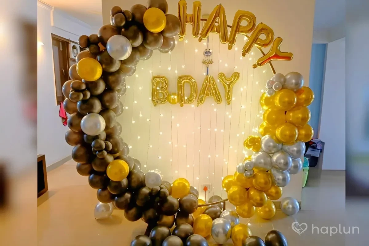 Ring Setup With Led Lights