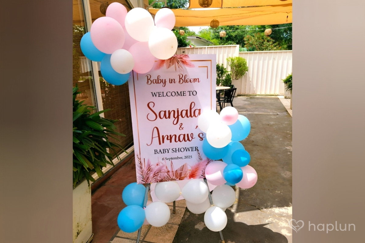 Baby Shower Decoration with Flex