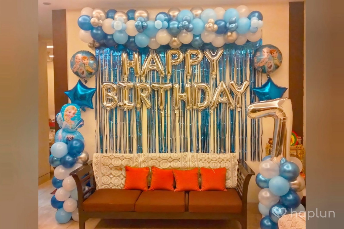 Frozen Theme Decoration For Kid's Birthday