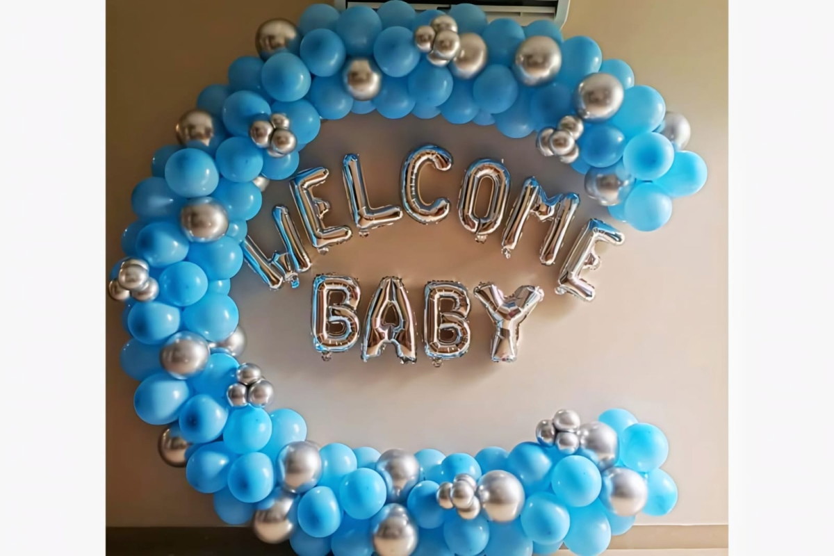 Blue Baby Welcome Theme Decor