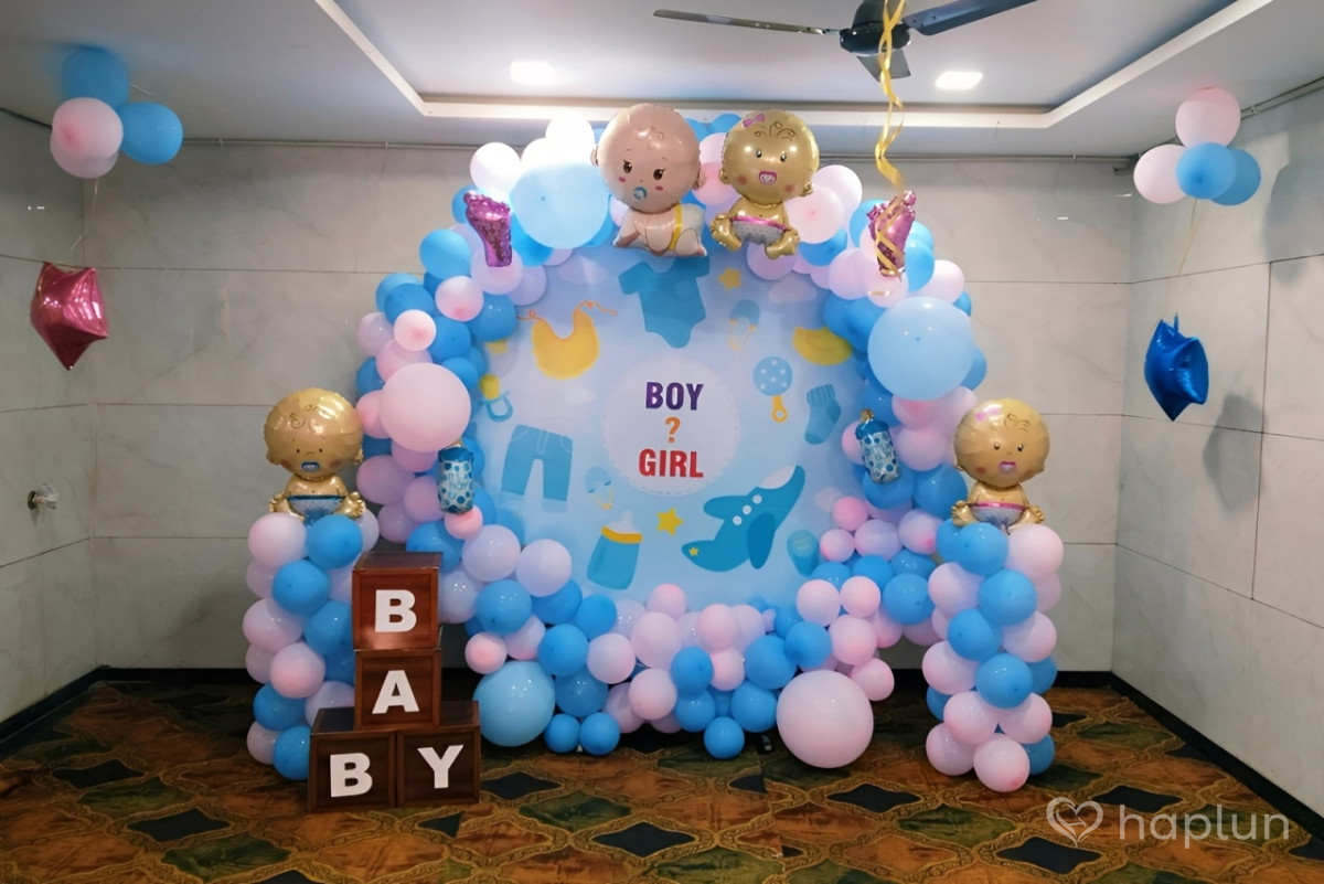 Baby Shower Flex Ring Setup